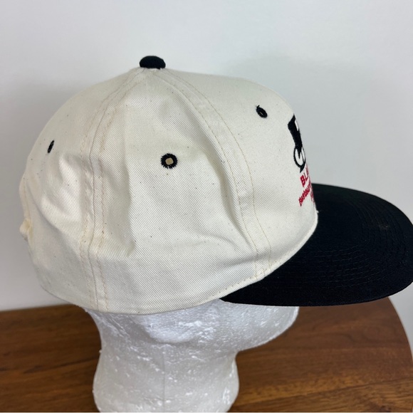 Black Buggy Hat Snapback Cap Mens Beige Restaurant Amish Buffet Indiana Bakery - Picture 4 of 14